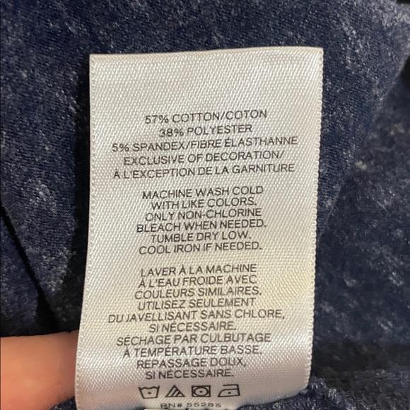 Men’s Express Dark Blue Short Sleeve Tee Size Large - Picture 3 of 4